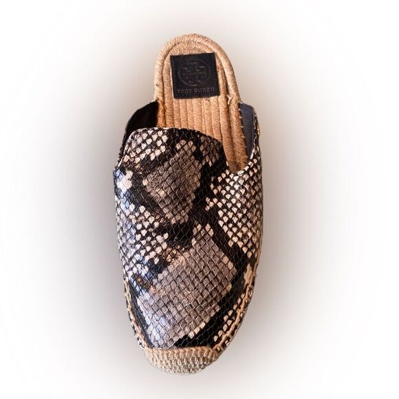 TORY BURCH Snakeskin Espadrilles - Picture 1 of 9
